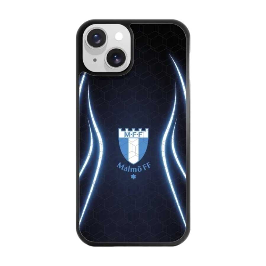 Phonecases3D iPhone 14 Malmö FF 3D mobilcover, sort billede 1