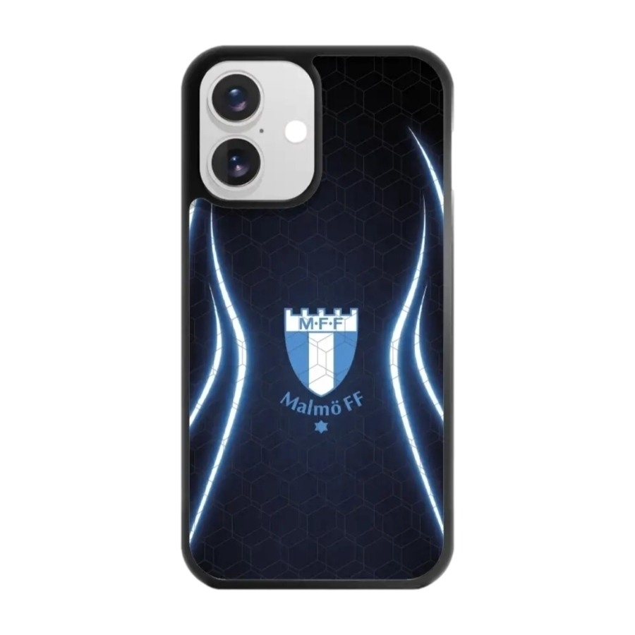 Phonecases3D iPhone 16 Malmö FF 3D mobilcover, sort billede 1