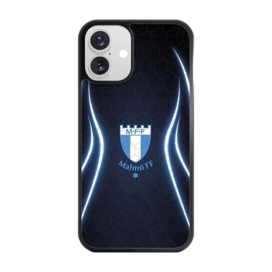 Phonecases3D iPhone 16 Plus Malmö FF 3D mobilcover, sort billede 1