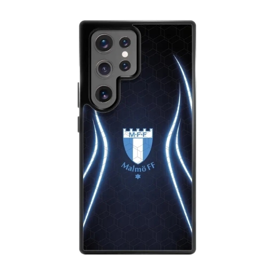 Phonecases3D Samsung Galaxy S25 Ultra Malmö FF 3D mobilcover, sort billede 1