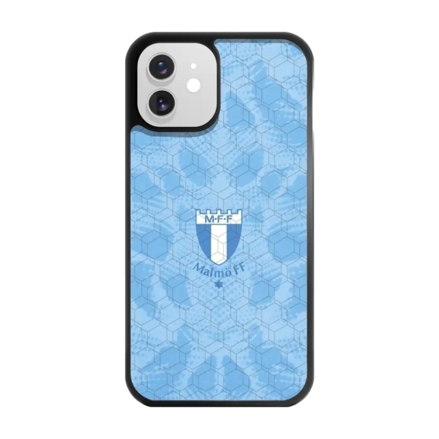 Phonecases3D iPhone 12 Malmö FF 3D mobilcover, sort billede 1