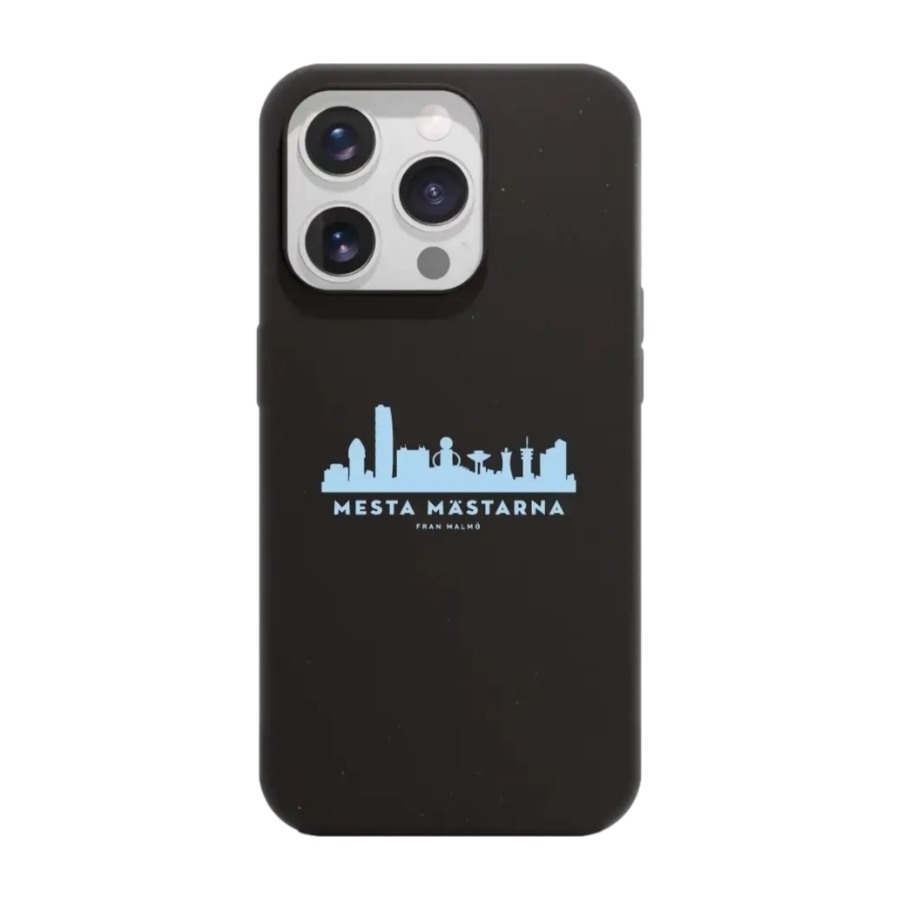 Phonecases3D iPhone 15 Pro Malmö FF komposterbart cover, sort billede 1