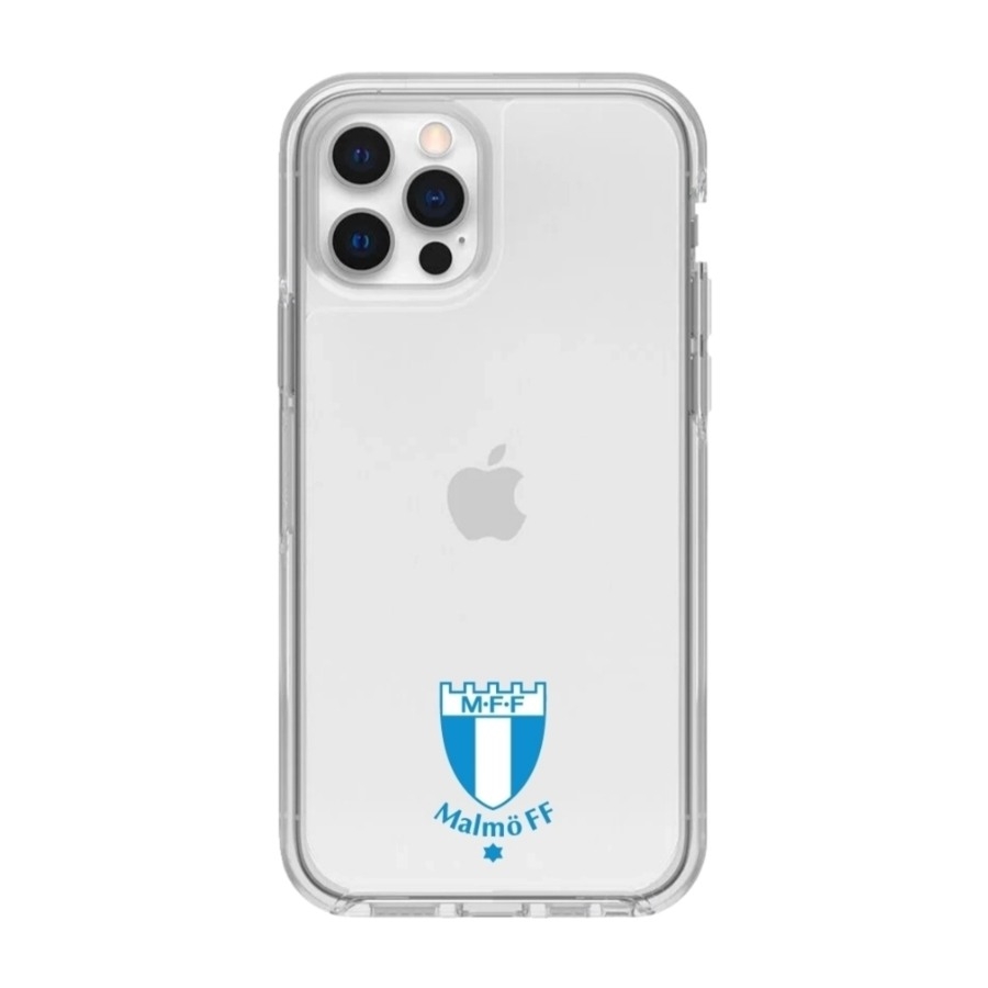 Phonecases3D iPhone 12 Malmö FF Clear case -mobilcover, hvid billede 1
