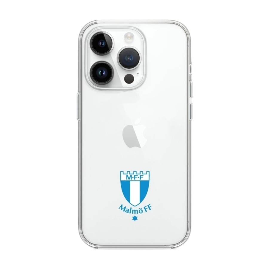 Phonecases3D iPhone 13 Pro Malmö FF Clear case -mobilcover, hvid billede 1