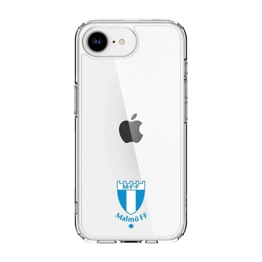Phonecases3D iPhone 17e/16e Malmö FF Clear case -mobilcover, hvid billede 1