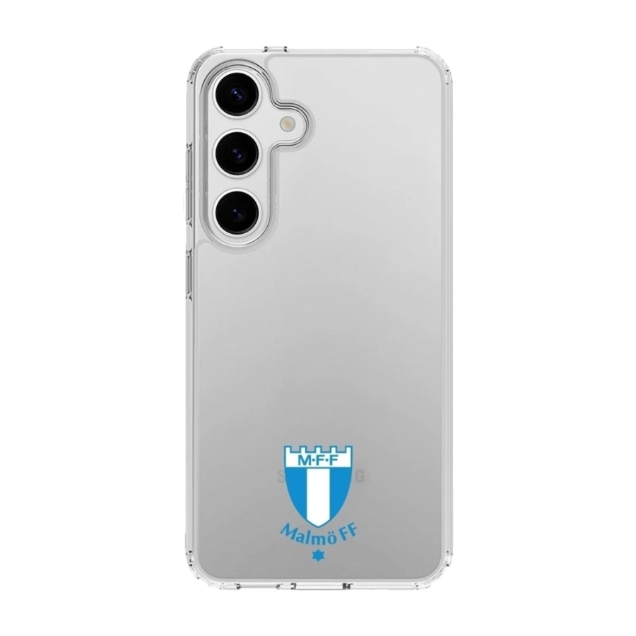 Phonecases3D Samsung Galaxy S25+ Malmö FF Clear case -mobilcover, hvid billede 1