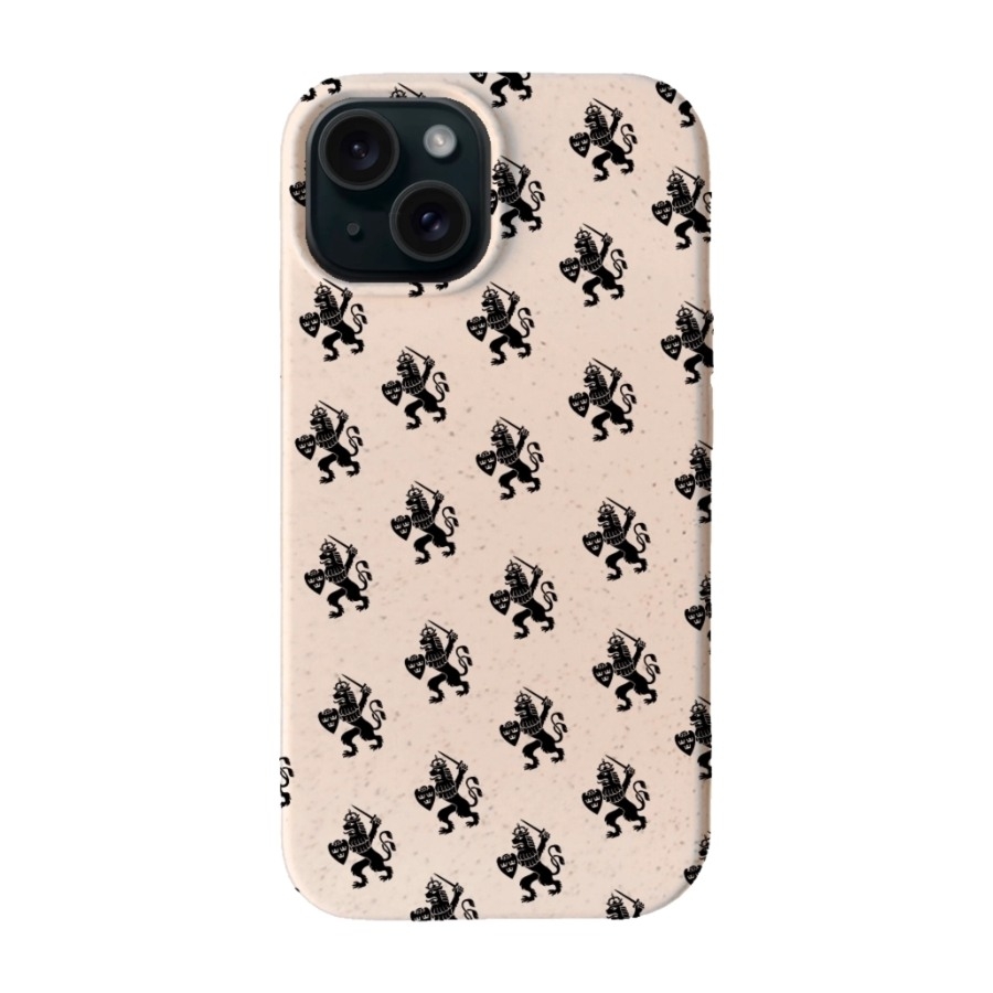 Phonecases3D iPhone 15 IFK Göteborg komposterbart cover, hvid billede 1