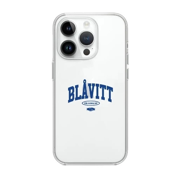 Phonecases3D iPhone 14 Pro IFK Göteborg Clear case -mobilcover, hvid billede 1