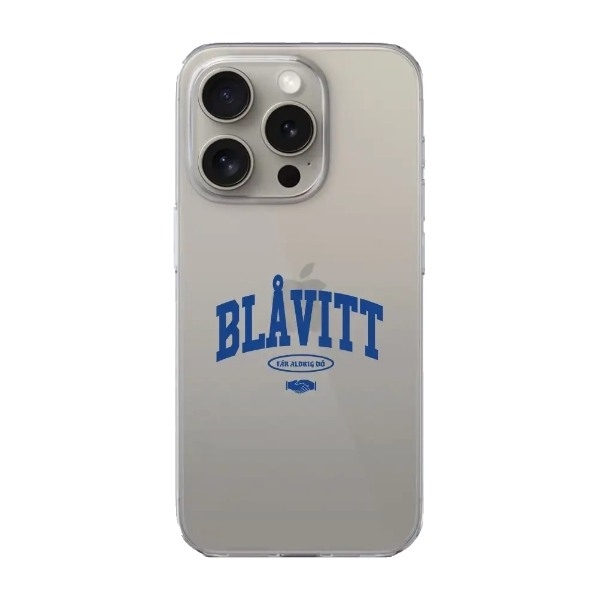 Phonecases3D iPhone 16 Pro Max IFK Göteborg Clear case -mobilcover, hvid billede 1