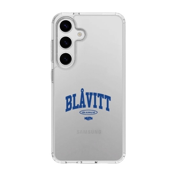 Phonecases3D Samsung Galaxy S25 IFK Göteborg Clear case -mobilcover, hvid billede 1
