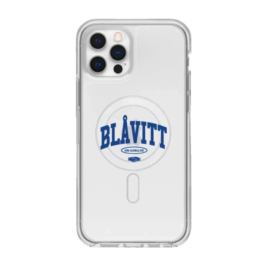 Phonecases3D iPhone 12 IFK Göteborg Clear case (MagSafe) -mobilcover, hvid billede 1