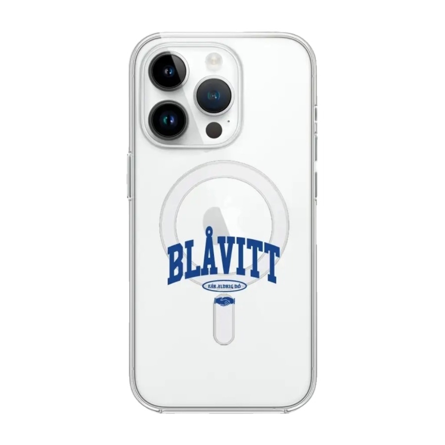 Phonecases3D iPhone 14 Pro IFK Göteborg Clear case (MagSafe) -mobilcover, hvid billede 1