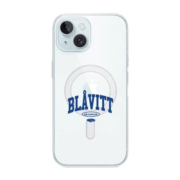 Phonecases3D iPhone 15 IFK Göteborg Clear case (MagSafe) -mobilcover, hvid billede 1