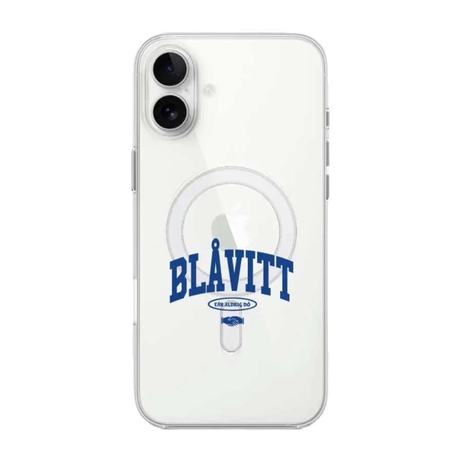Phonecases3D iPhone 16 Plus IFK Göteborg Clear case (MagSafe) -mobilcover, hvid billede 1