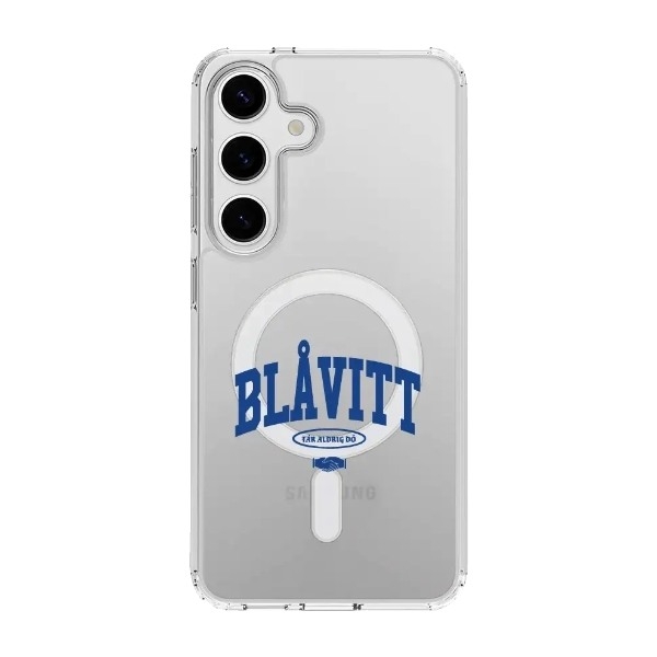 Phonecases3D Samsung Galaxy S25+ IFK Göteborg Clear case (MagSafe) -mobilcover, hvid billede 1
