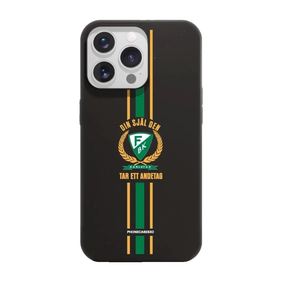 Phonecases3D iPhone 13 Pro Färjestad BK komposterbart cover, sort billede 1