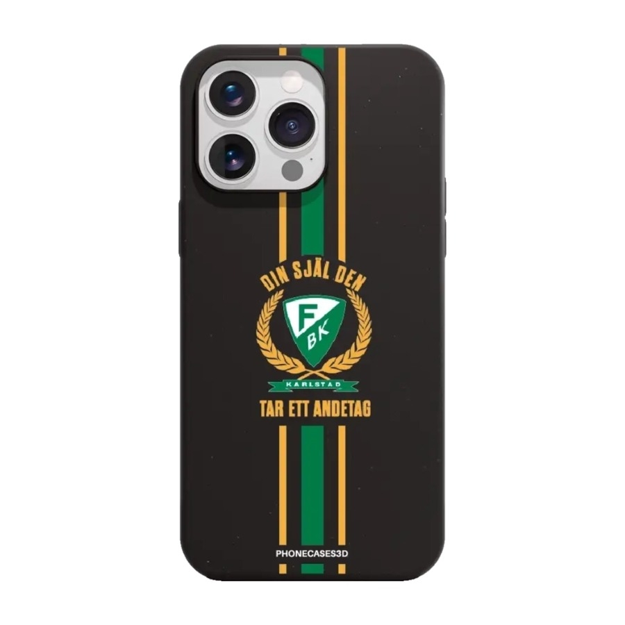 Phonecases3D iPhone 16 Pro Max Färjestad BK komposterbart cover, sort billede 1