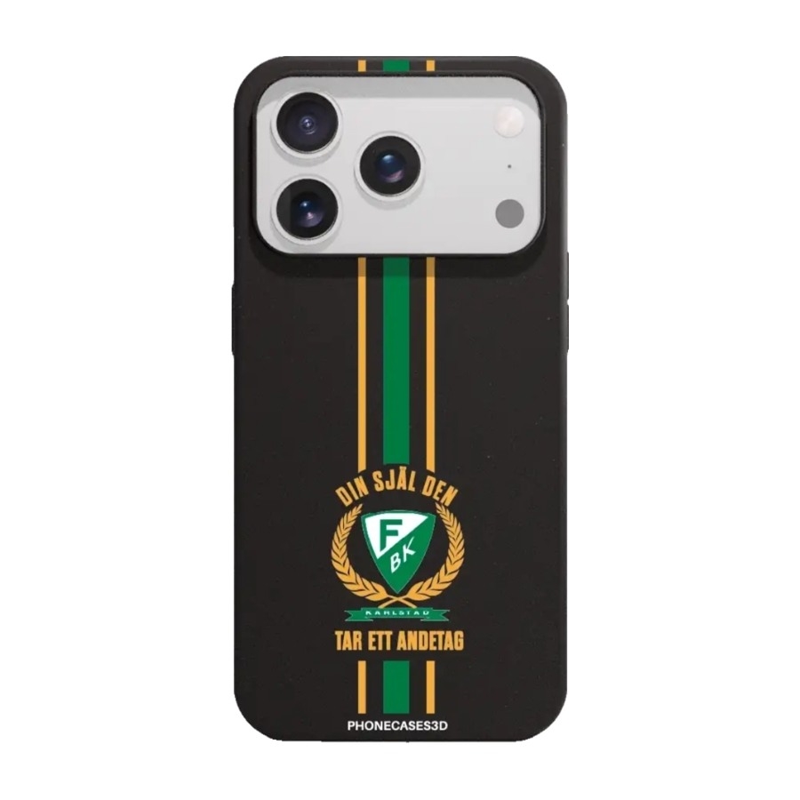 Phonecases3D iPhone 17 Pro Max Färjestad BK komposterbart cover, sort billede 1