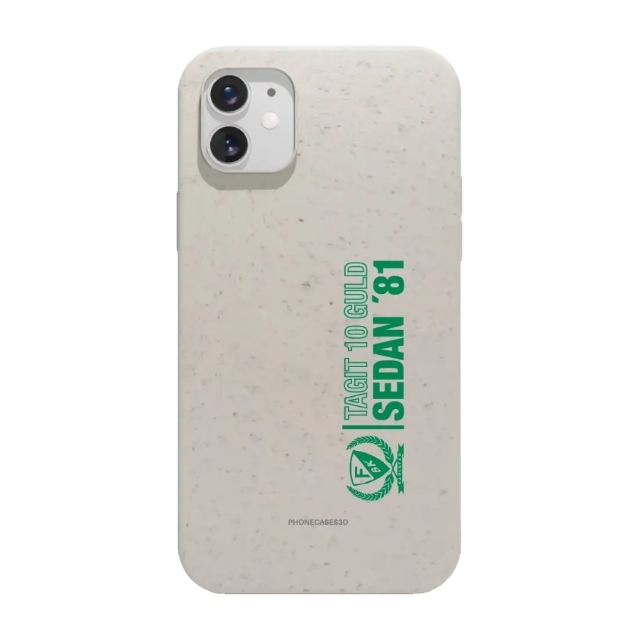 Phonecases3D iPhone 11 Färjestad BK komposterbart cover, hvid billede 1