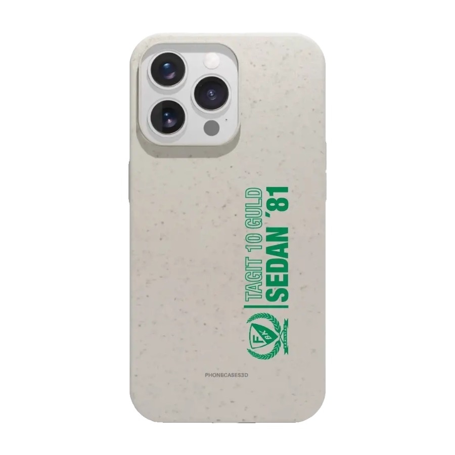 Phonecases3D iPhone 13 Pro Färjestad BK komposterbart cover, hvid billede 1