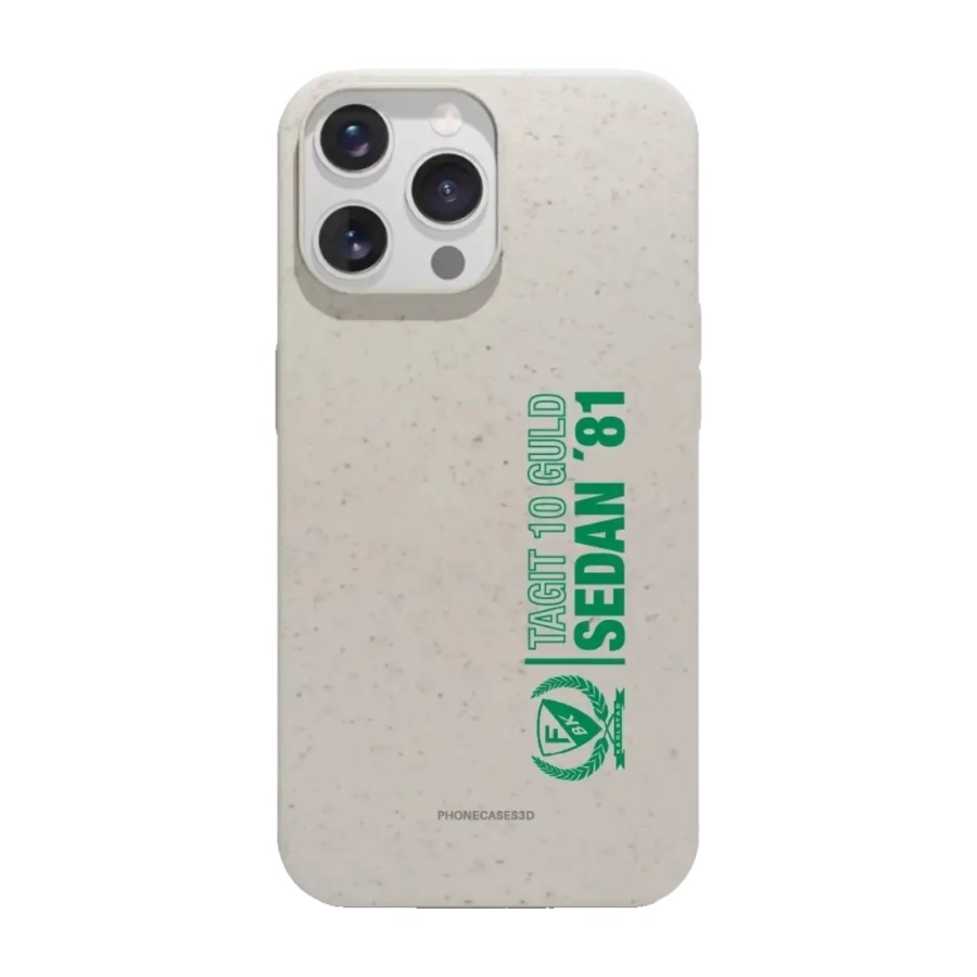 Phonecases3D iPhone 14 Pro Färjestad BK komposterbart cover, hvid billede 1