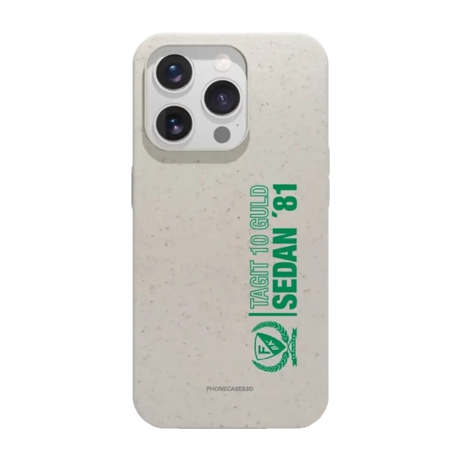Phonecases3D iPhone 16 Pro Färjestad BK komposterbart cover, hvid billede 1