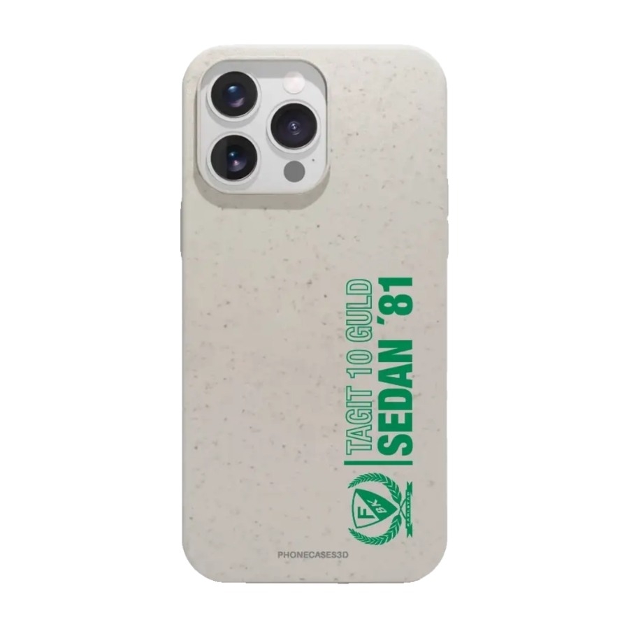 Phonecases3D iPhone 16 Pro Max Färjestad BK komposterbart cover, hvid billede 1