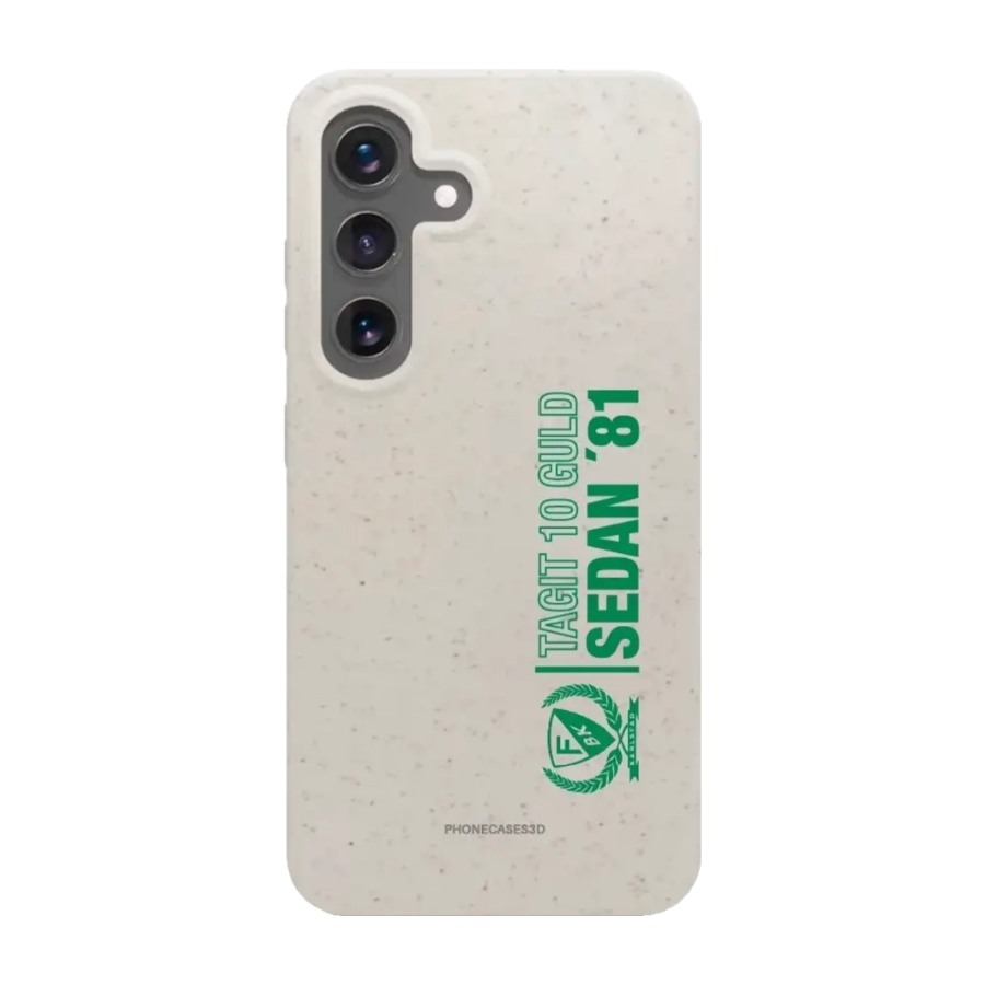 Phonecases3D Samsung Galaxy S25 Färjestad BK komposterbart cover, hvid billede 1