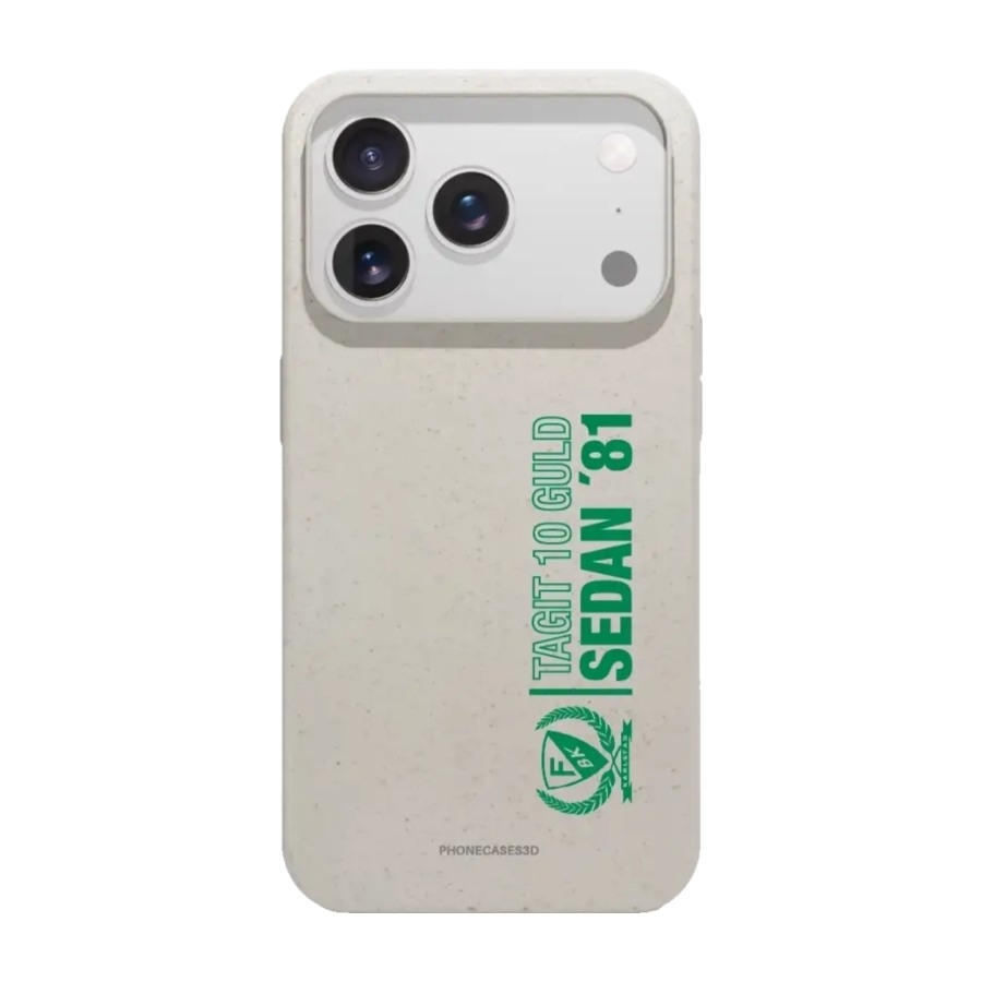 Phonecases3D iPhone 17 Pro Färjestad BK komposterbart cover, hvid billede 1