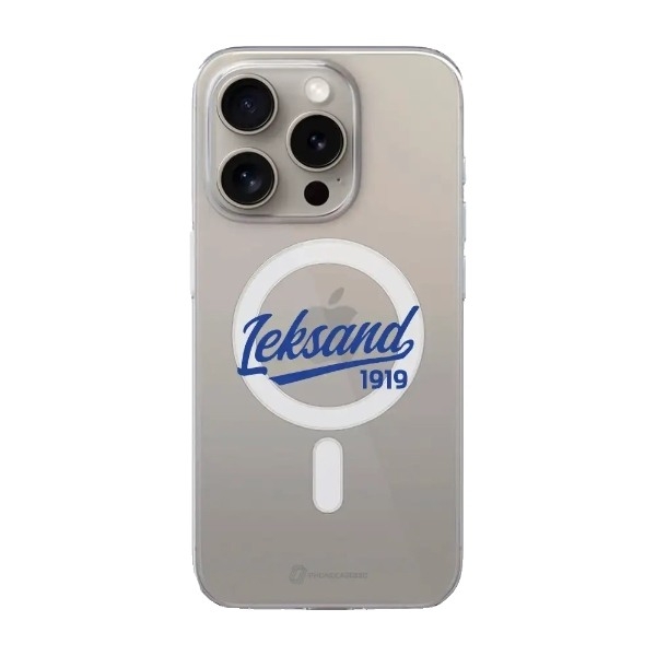 Phonecases3D iPhone 16 Pro Max Leksands IF Clear case (MagSafe) -mobilcover, hvid billede 1