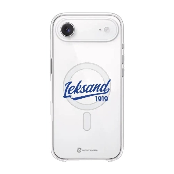 Phonecases3D iPhone Air Leksands IF Clear case (MagSafe) -mobilcover, hvid billede 1