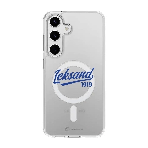 Phonecases3D Samsung Galaxy S25+ Leksands IF Clear case (MagSafe) -mobilcover, hvid billede 1