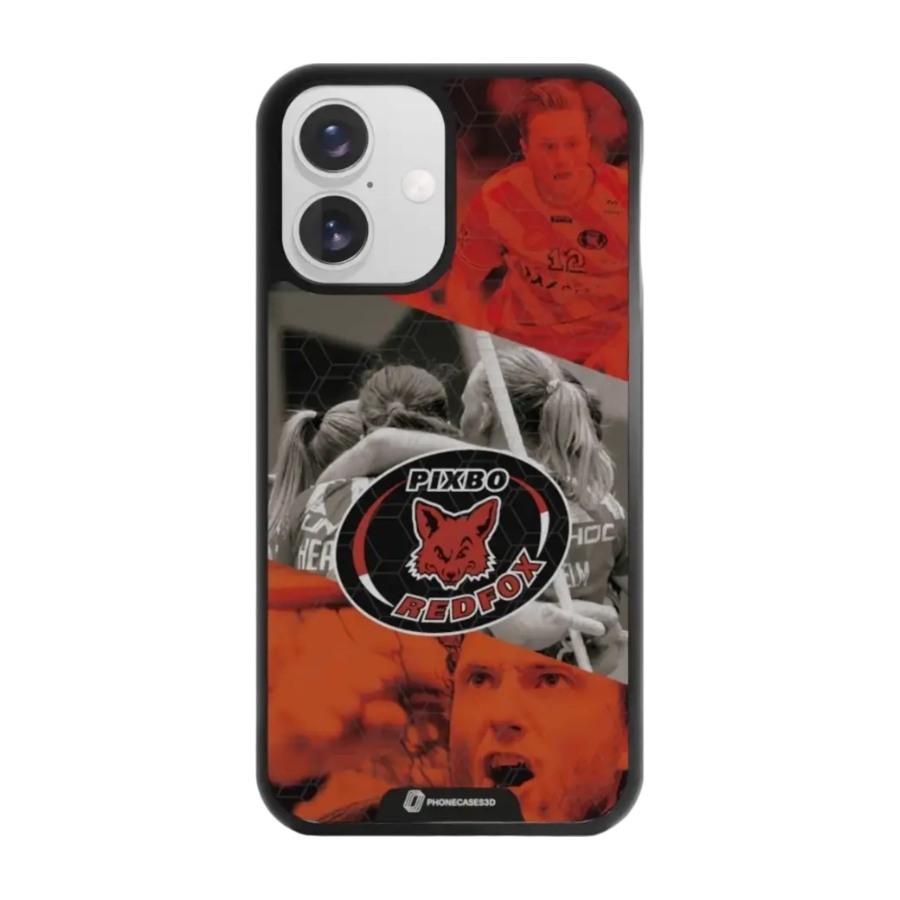 Phonecases3D iPhone 16 Pixbo IBK 3D mobilcover, sort billede 1