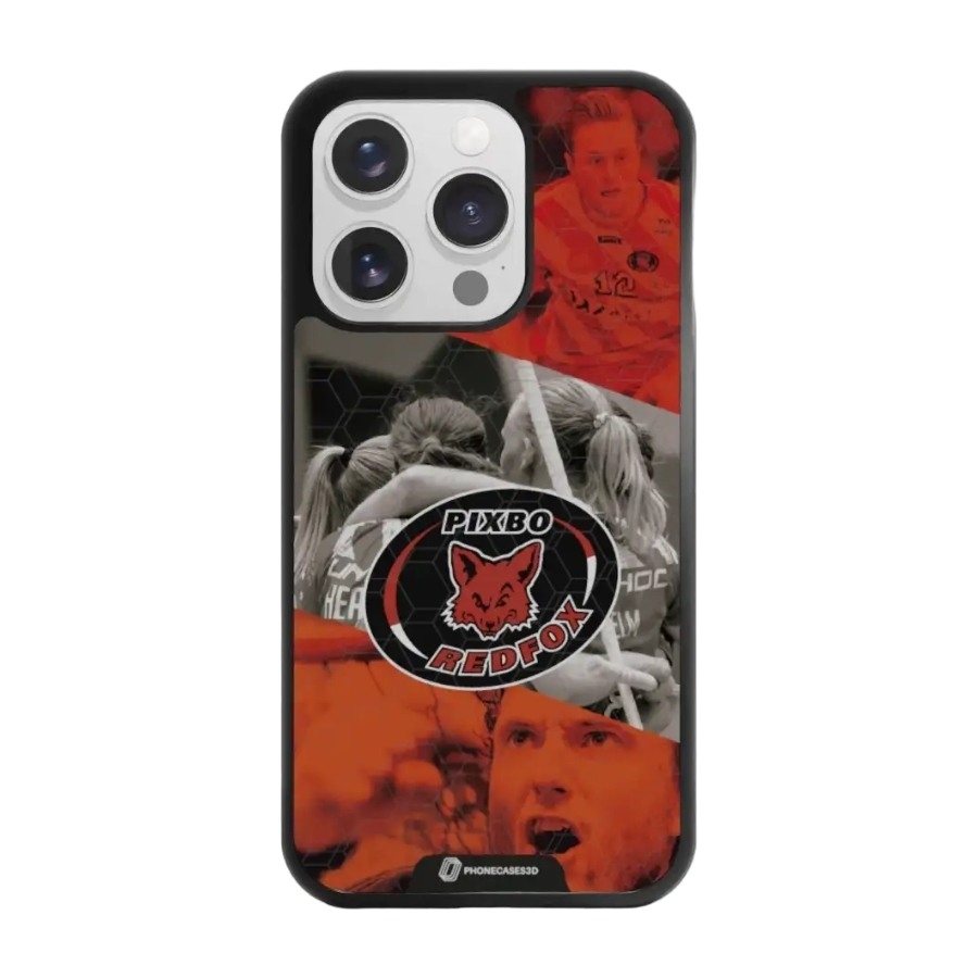 Phonecases3D iPhone 16 Pro Pixbo IBK 3D mobilcover, sort billede 1