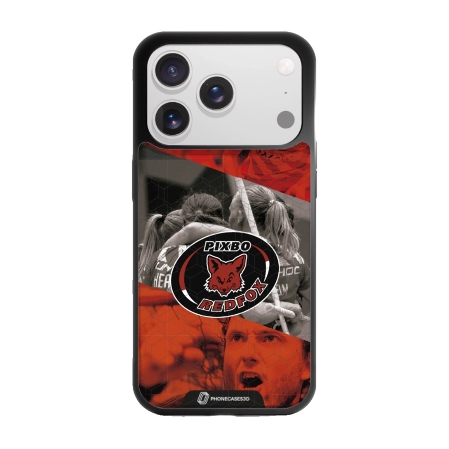 Phonecases3D iPhone 17 Pro Max Pixbo IBK 3D mobilcover, sort billede 1