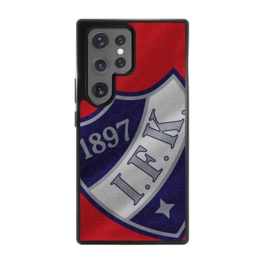 Phonecases3D Samsung Galaxy S25 Ultra HIFK Hockey 3D mobilcover, sort billede 1