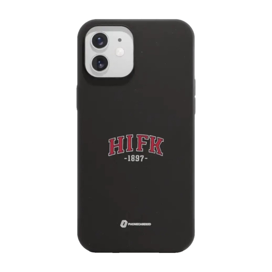 Phonecases3D iPhone 12 HIFK Hockey komposterbart cover, sort billede 1