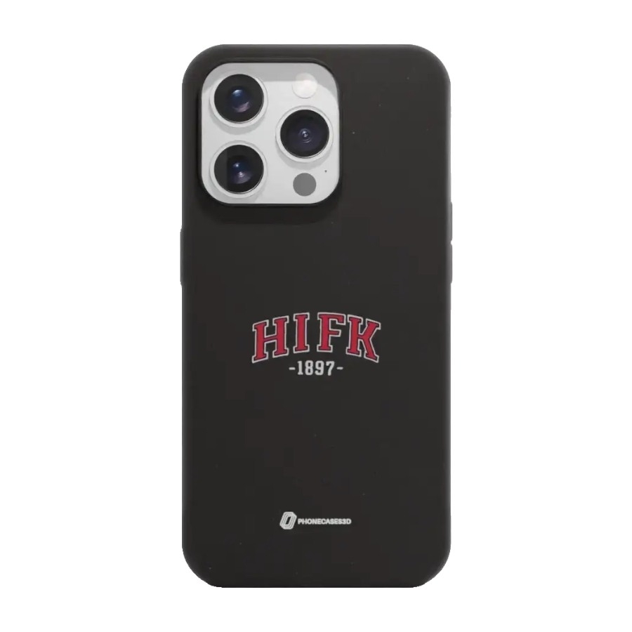 Phonecases3D iPhone 16 Pro HIFK Hockey komposterbart cover, sort billede 1
