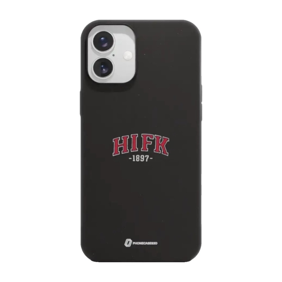 Phonecases3D iPhone 16 Plus HIFK Hockey komposterbart cover, sort billede 1