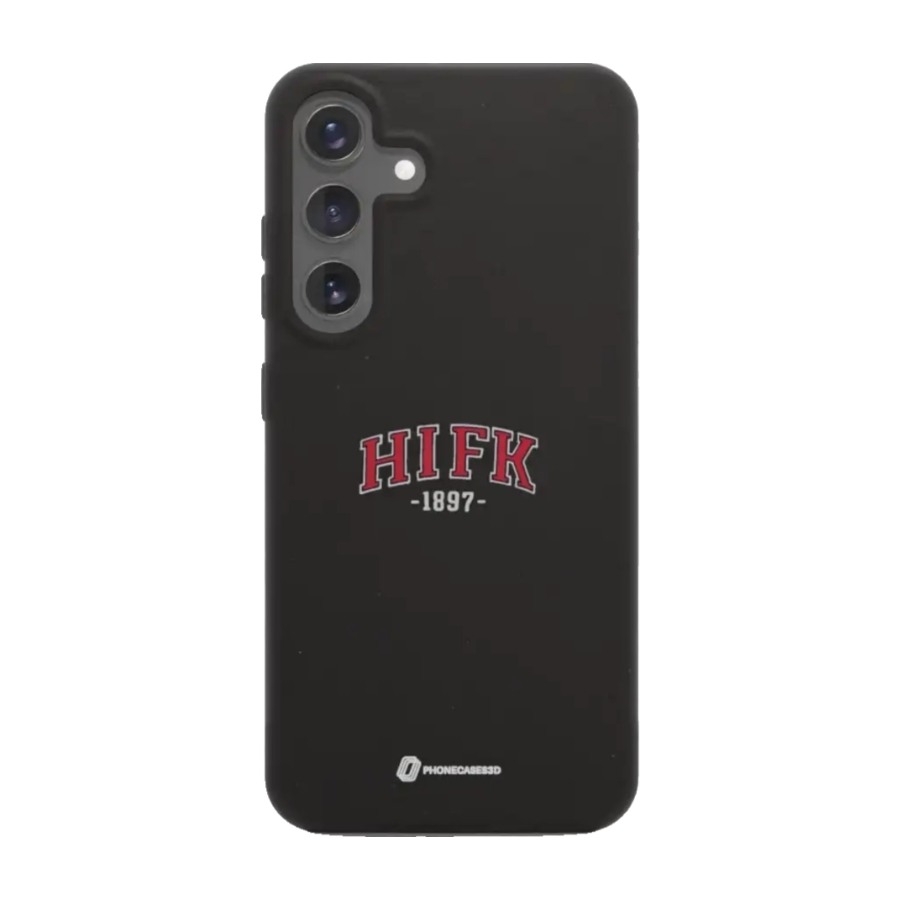 Phonecases3D Samsung Galaxy S25+ HIFK Hockey komposterbart cover, sort billede 1