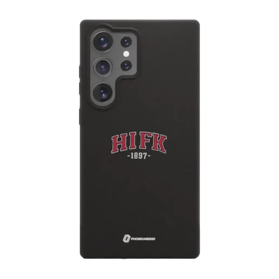 Phonecases3D Samsung Galaxy S25 Ultra HIFK Hockey komposterbart cover, sort billede 1