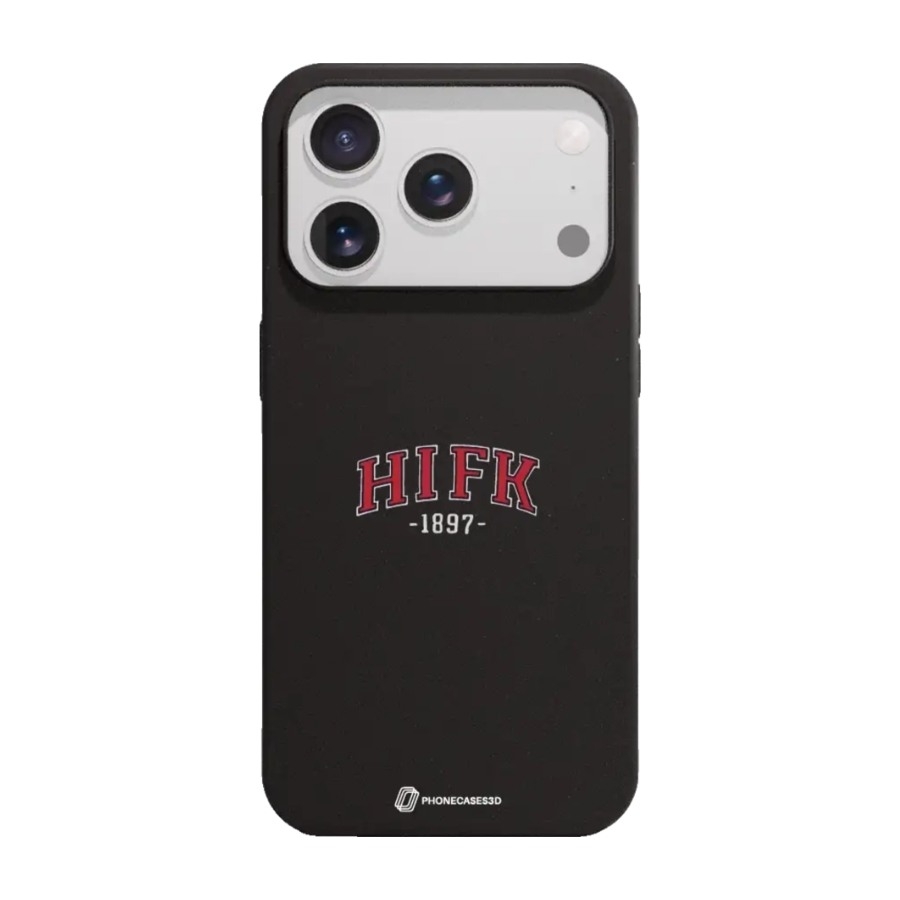 Phonecases3D iPhone 17 Pro Max HIFK Hockey komposterbart cover, sort billede 1