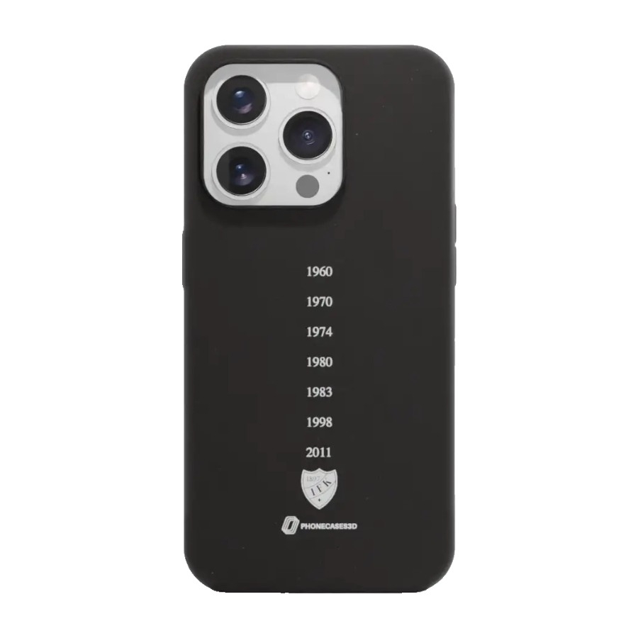 Phonecases3D iPhone 15 Pro HIFK Hockey komposterbart cover, sort billede 1