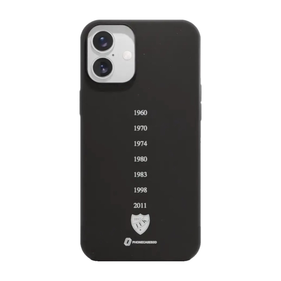 Phonecases3D iPhone 16 Plus HIFK Hockey komposterbart cover, sort billede 1