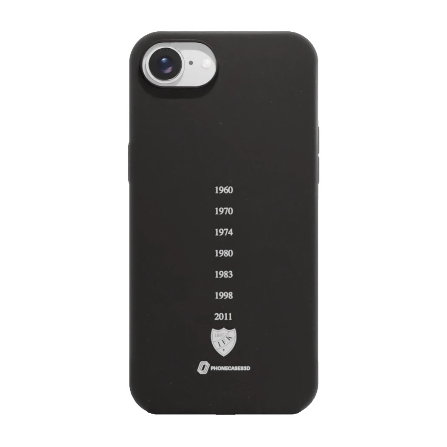 Phonecases3D iPhone 17e/16e HIFK Hockey komposterbart cover, sort billede 1