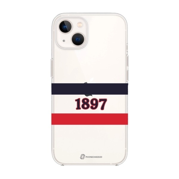 Phonecases3D iPhone 13 HIFK Hockey Clear case -mobilcover, hvid billede 1