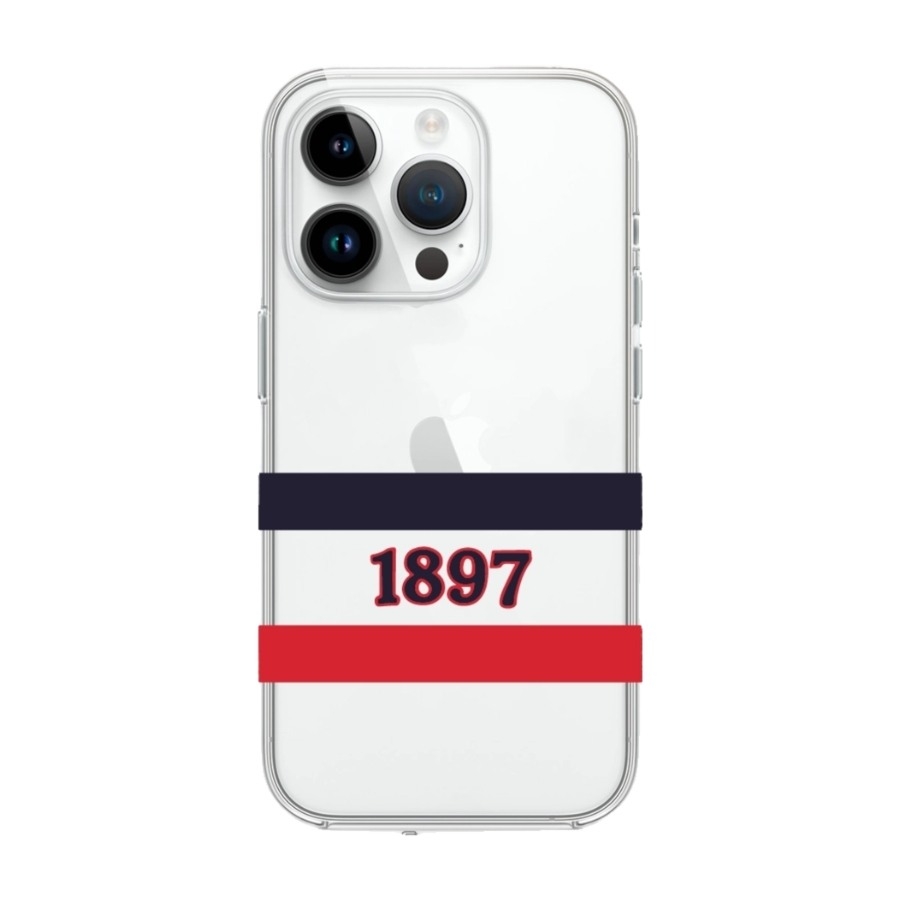 Phonecases3D iPhone 14 Pro HIFK Hockey Clear case -mobilcover, hvid billede 1