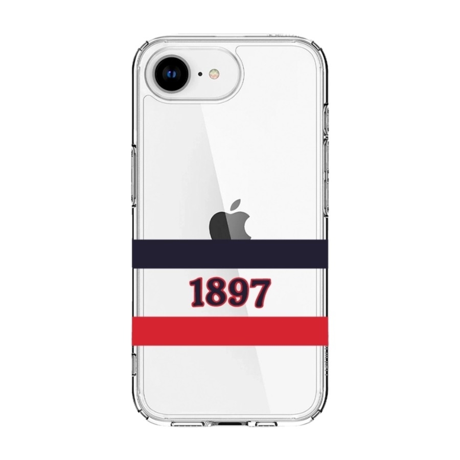 Phonecases3D iPhone 17e/16e HIFK Hockey Clear case -mobilcover, hvid billede 1