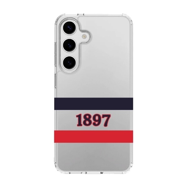Phonecases3D Samsung Galaxy S25 HIFK Hockey Clear case -mobilcover, hvid billede 1