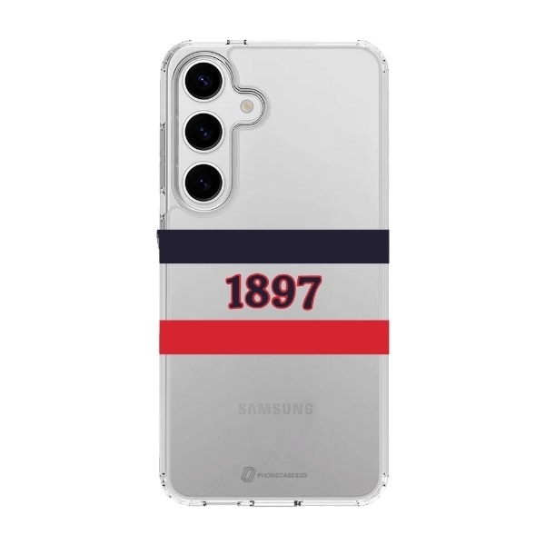 Phonecases3D Samsung Galaxy S25+ HIFK Hockey Clear case -mobilcover, hvid billede 1